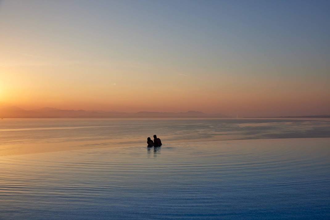 infinity pool hotels corfu
