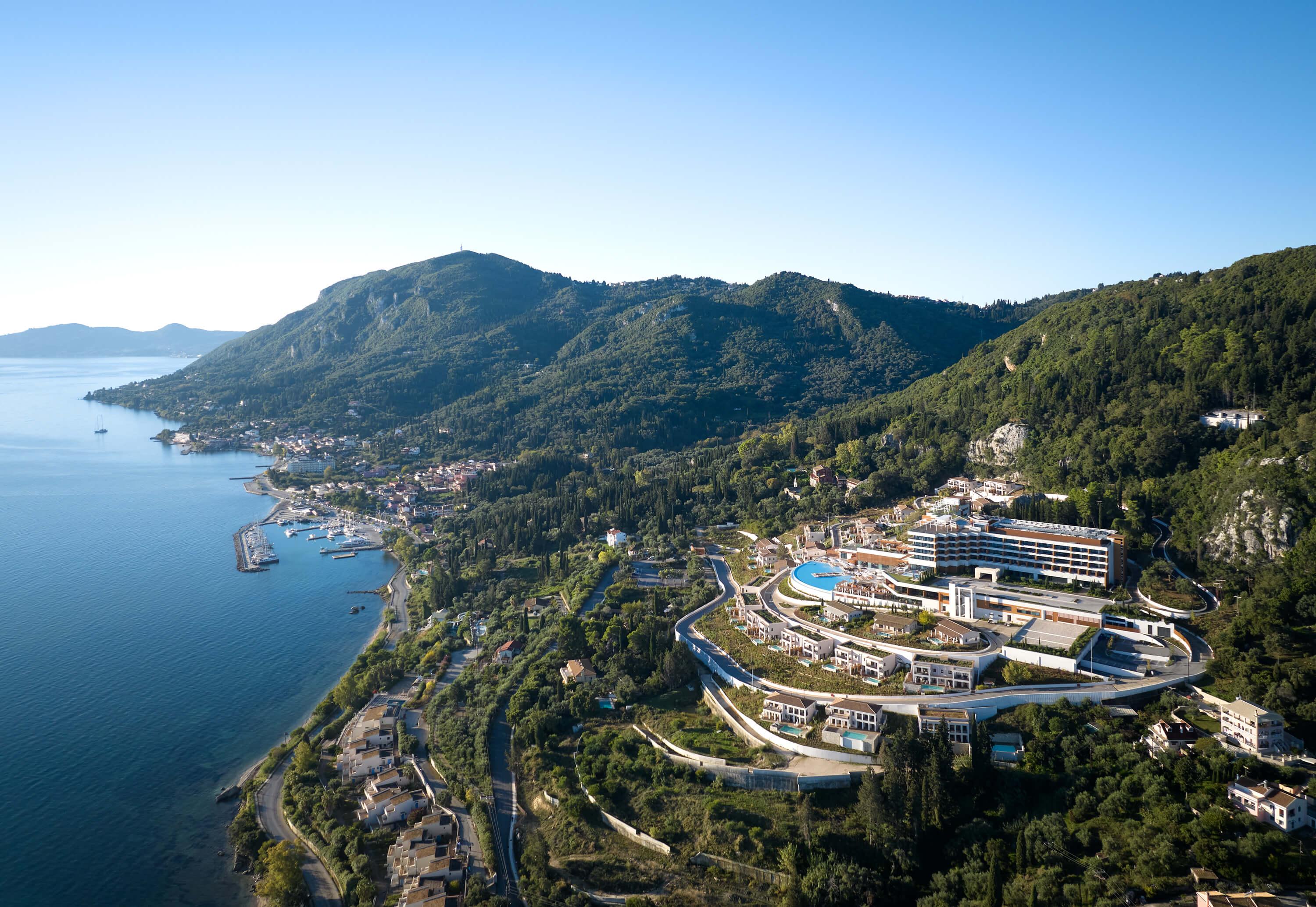 benitses corfu drone